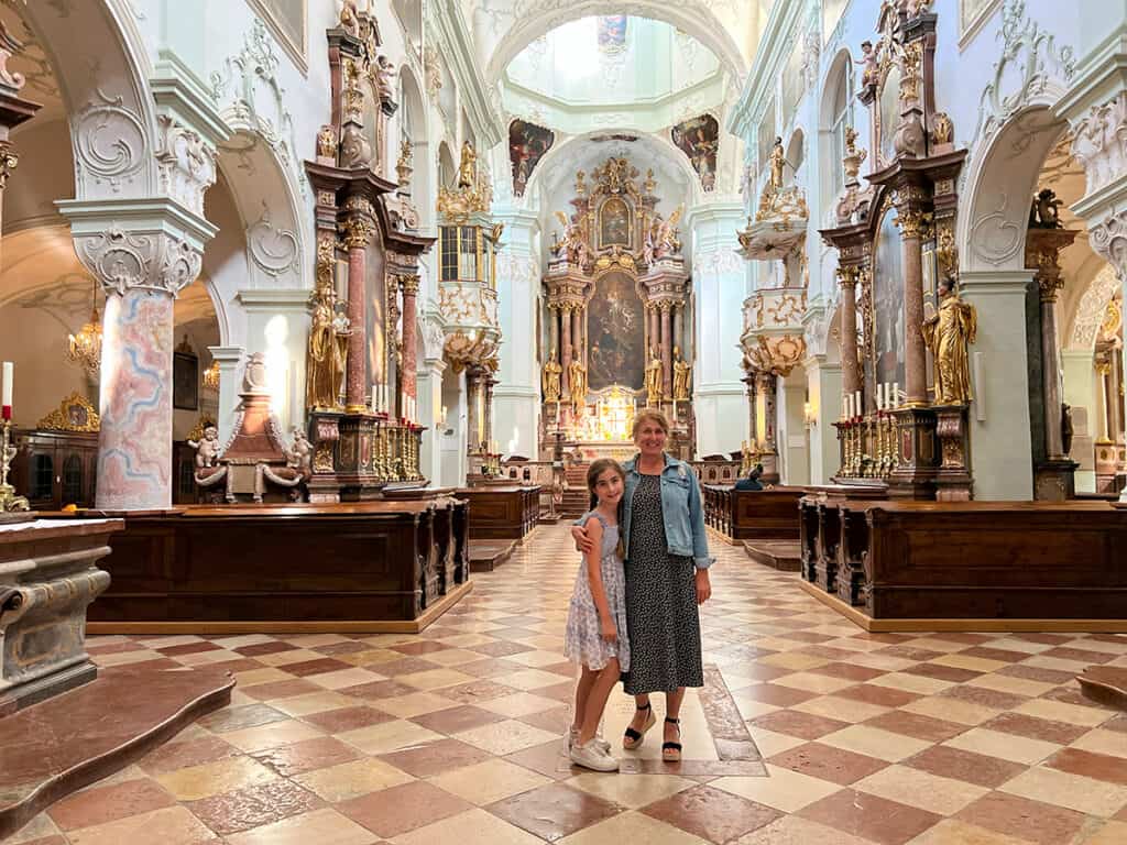 Inside church - austria trip